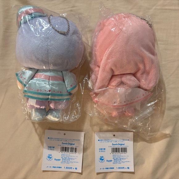 Sanrio Little Twin Stars Kiki and Lala Tanabata Mascot Holding - Picture 2 of 3